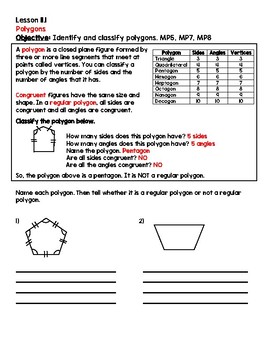 Grade 5 GO Math Chapter 11 Packet by Danielle Mottola | TpT