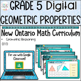 Grade 5 Geometric Properties NEW Ontario Math Digital Goog