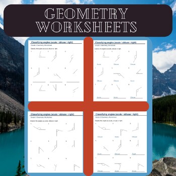 Preview of Grade 5 Geometry Worksheets
