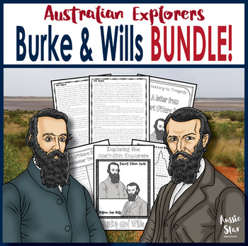 Preview of Australian Explorers– Burke and Wills – Complete Activity Pack