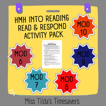 Preview of Grade 5 HMH into Reading Modules 6-10 Assessment Bundle