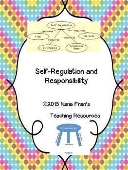 Preview of Grade 5 Health -  Self-Regulation and Responsibilities