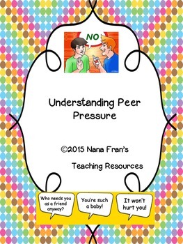 Preview of Grade 5 Health - Understanding Peer Pressure