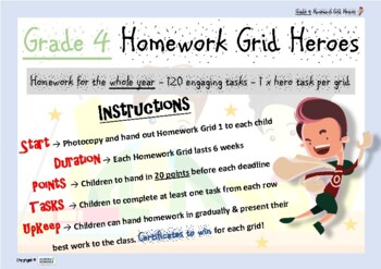 grade 5 homework ideas