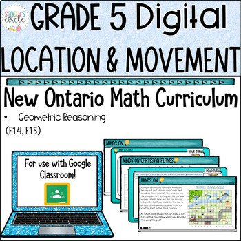 Preview of Grade 5 Location and Movement NEW Ontario Math Digital Google Slides : Spatial