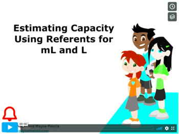 Preview of Grade 5: Math: Estimate Capacity for mL&L Concept Instructional Video