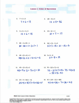 Class 5 Operations on large numbers 