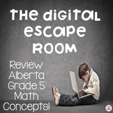 Grade 5 Math Review Escape Room Distance Learning