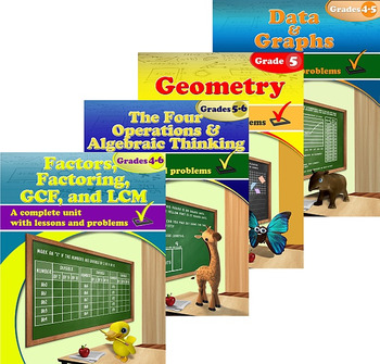 Preview of Grade 5 Math Units Bundle (Distance Learning)