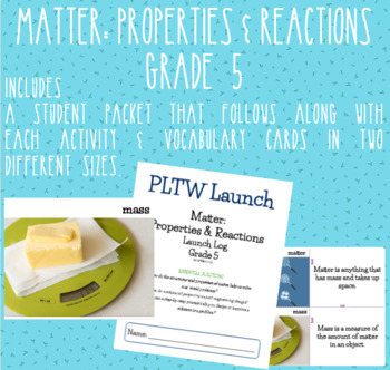 Preview of Grade 5 Matter: Properties & Reactions Module