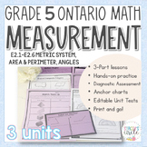 Grade 5 Measurement Bundle NEW Ontario Math : E2 . Measurement