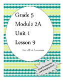 Grade 5 Module 2A Unit 1 Lesson 9 Rainforest Assessment