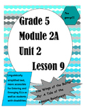 Grade 5 Module 2A Unit 2 Lesson 9