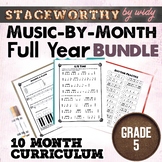 Grade 5 Music Lesson Plans Ontario Curriculum Whole Year Bundle