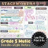 Grade 5 Music Theory Worksheets - Elements of Music Review