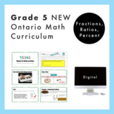 Grade 5 Ontario Math - Fractions, Ratios, Percent - Digita