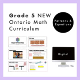 Grade 5 Ontario Math - Patterns&Equations Curriculum -Digi