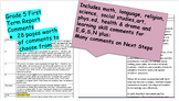 Grade 5 Ontario 1st Term Report Card Comments- over 200!
