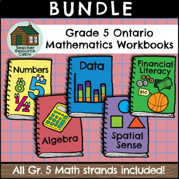 Preview of Grade 5 Ontario Math Workbooks (Full Year Bundle)