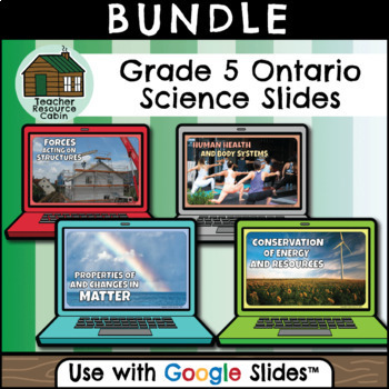 Preview of Grade 5 Ontario Science for Google Slides™