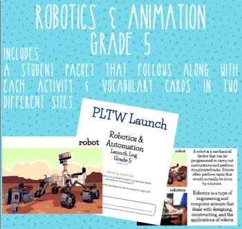 Preview of Grade 5 Robotics & Animation Module
