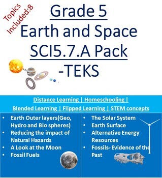 Preview of Grade 5 TEKS Earth Science HD Videos Bundle - Distance Education