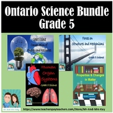 Grade 5 Science Bundle - Ontario