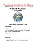 Grade 5 Science: Forces of Nature Weather Safety Assignmen