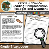 Grade 5 Science Reading Comprehension Passages and Questions