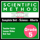 Grade 5 Science - Scientific Methods Unit Bundle - New Alb
