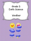 Grade 5 Science Unit 4 - Weather