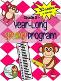 Grade 5 Spelling Program - 30 weeks of word lists and activities