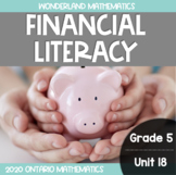 Grade 5, Unit 18: Financial Literacy Activity Packet (Wond