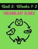 Grade 5 Unit 3 Weeks 1-2 Vocab SLIDES / Nat Geo / Reach / 