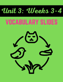 Grade 5 Unit 3 Weeks 3-4 Vocab SLIDES / Nat Geo / Reach / 