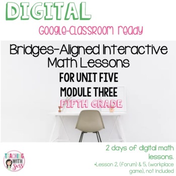 Preview of Grade 5: Unit 5: Module 3: Multiplying Fractions *Aligned Specific Curriculum