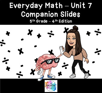 Preview of Grade 5 - Unit 7 Lesson Guide - Everyday Math Google Slides