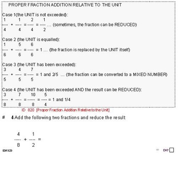 Preview of Grade 5 FRACTIONS UNIT 2: [MORE Add w/different denoms]-4 worksheets, 7 quizzes