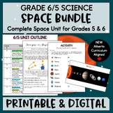 Grade 6/5 Space Unit BUNDLE - NEW Alberta Curriculum - Sci
