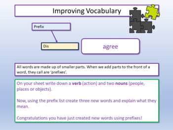 Preview of Grade 6, 7, 8 Vocabulary