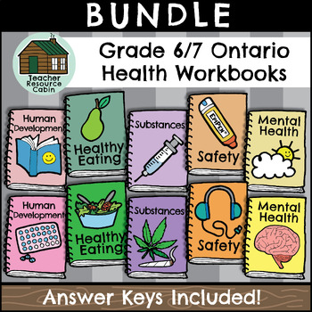 Preview of Grade 6/7 Ontario Health Workbooks