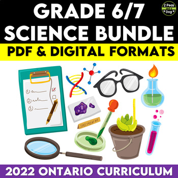 Preview of Grade 6/7 Science Bundle Ontario Curriculum