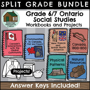 Preview of Grade 6/7 Social Studies Workbooks (Ontario Curriculum)