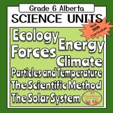Grade 6 Alberta- *New 2024* Science Curriculum Bundle