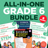 Grade 6 All-in-One Bundle: Math, Language, STEM, Spelling,