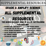 Grade 6 Amplify Science All Supplemental Resources Bundle