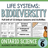 Grade 6 Biodiversity - Life Systems | Ontario Curriculum