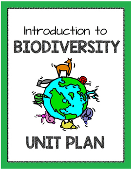 Preview of Biodiversity Unit Plan