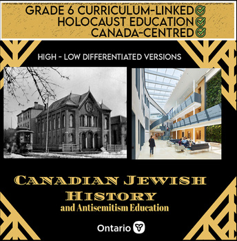 Preview of Grade 6 Canadian Jewish History & Holocaust Education | Ontario