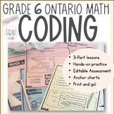 Grade 6 Coding 2020 Ontario Math (PRINT) : Algebra